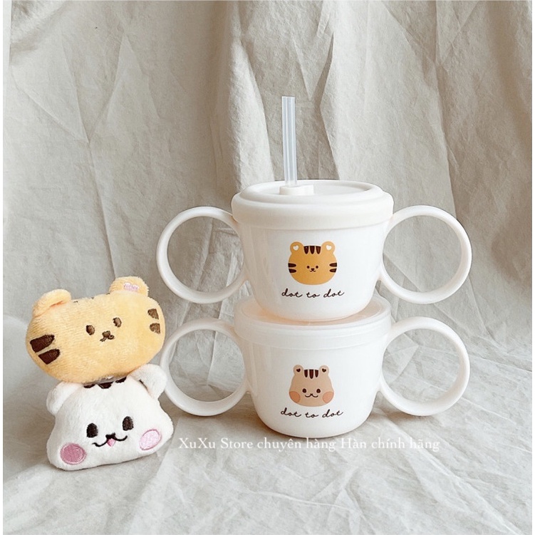 Cốc tập hút Dottodot kiêm cốc đựng snack cho bé