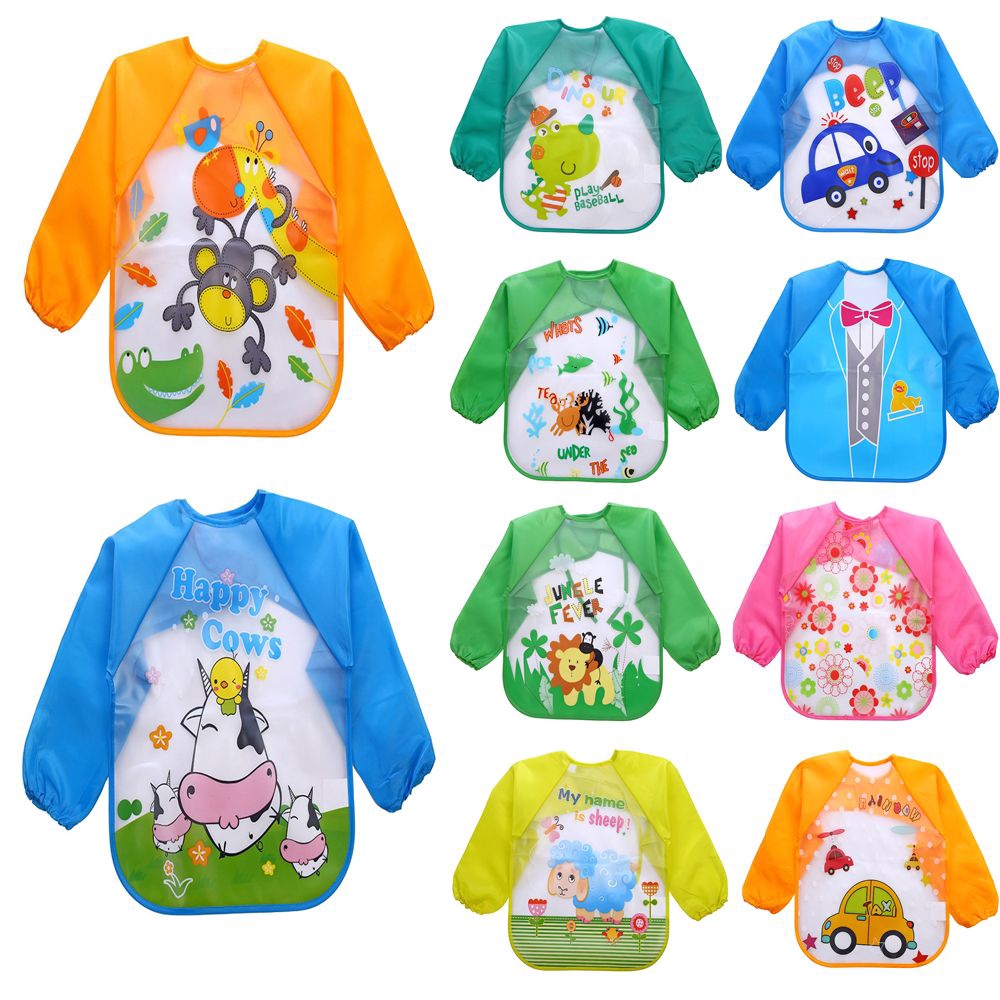 Yếm ăn dặm chống nước cho bé