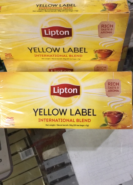 Trà Lipton Nhúng Hộp 25 Túi Lọc