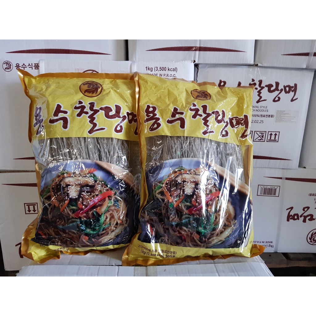 COMBO 5 Gói Miến Khô Hàn Quốc YONGSOO 1KG - Thương Hiệu Nong Woo