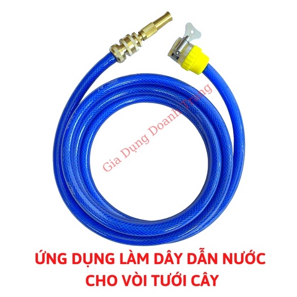 Ống nước, dây dẫn nước, ống lưới nhựa dẻo phi 14 - Dây rửa xe, rửa sân, tưới cây
