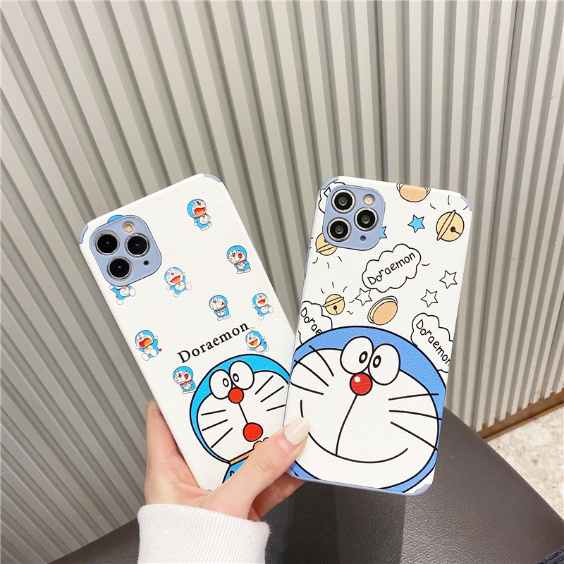 ốp điện thoại Mềm In Họa Tiết Doraemon Cho Iphone 12 Pro Max 11 X Xr 7 8 Plus Xs Max Se 2020
