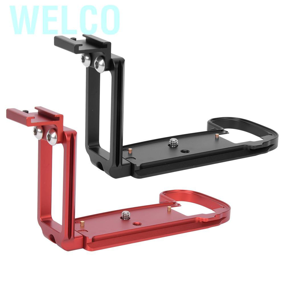 Welco L Type Quick Release Plate with Hot Shoe Vertical Hand Grip Ball Head for Canon EOS-R Camera