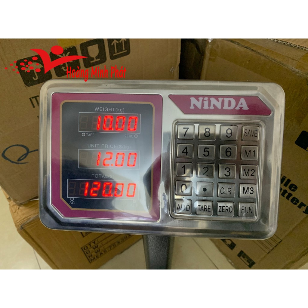 CÂN ĐIỆN TỬ TÍNH TIỀN 100kg NINDA NHẬT BẢN