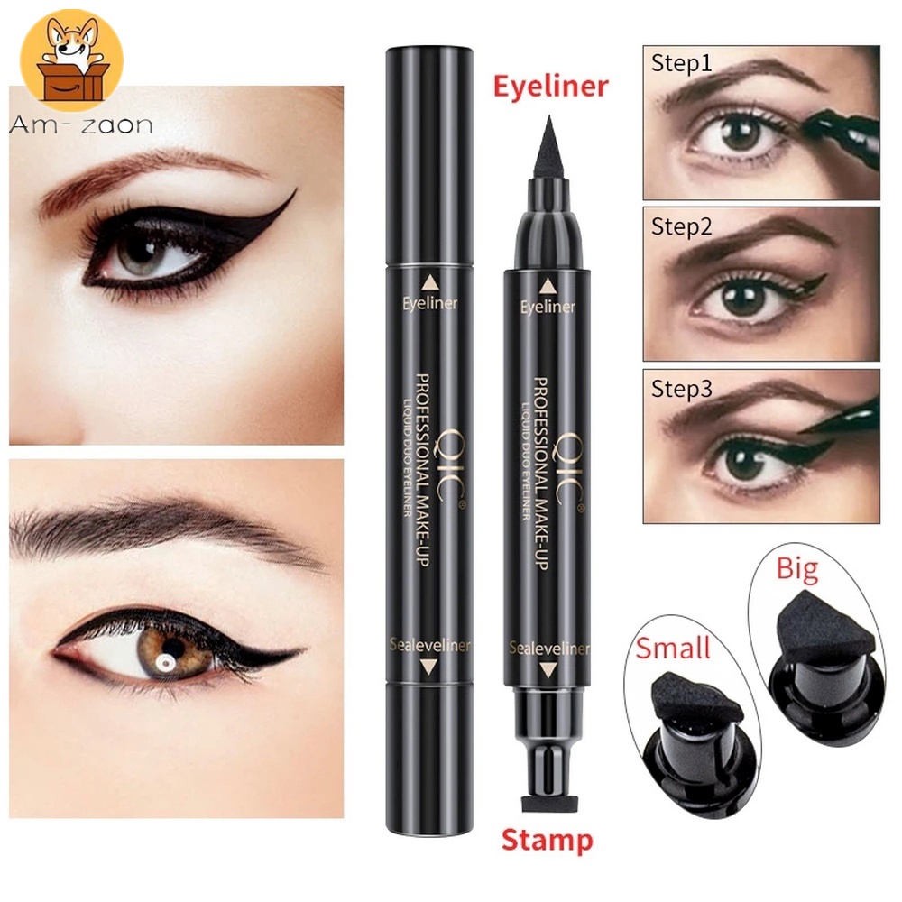 Bút Kẻ Mắt Nước 2 Trong 1 Nhanh Khô Chống Thấm Nước