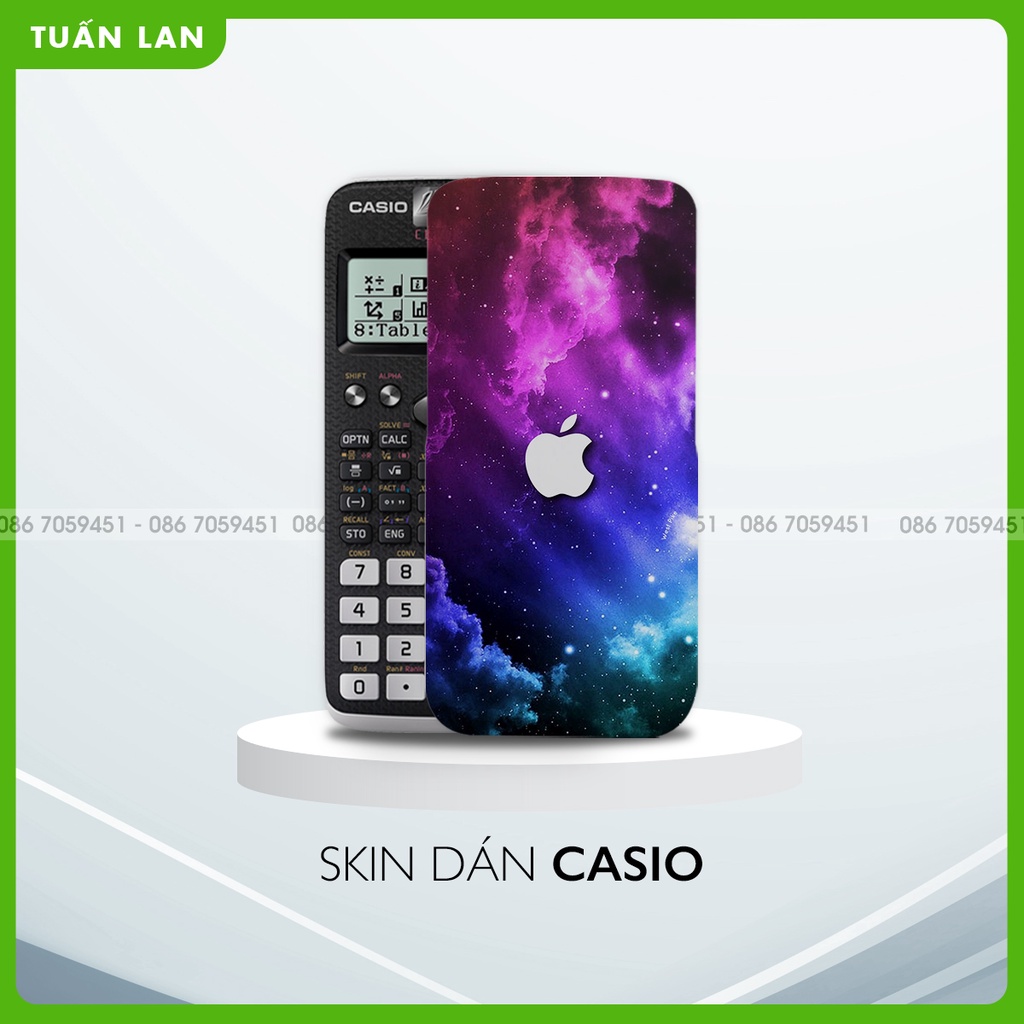 Miếng dán máy tính CASIO In Hình Thương Hiệu Tổng HợpBộ 17 Decal dán máy tính cầm tay in theo mẫu yêu cầu tlthb17