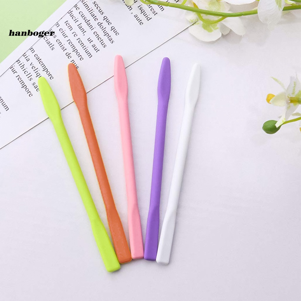 Que khuấy bằng silicon màu trơn dùng trộn mỹ phẩm thủ công