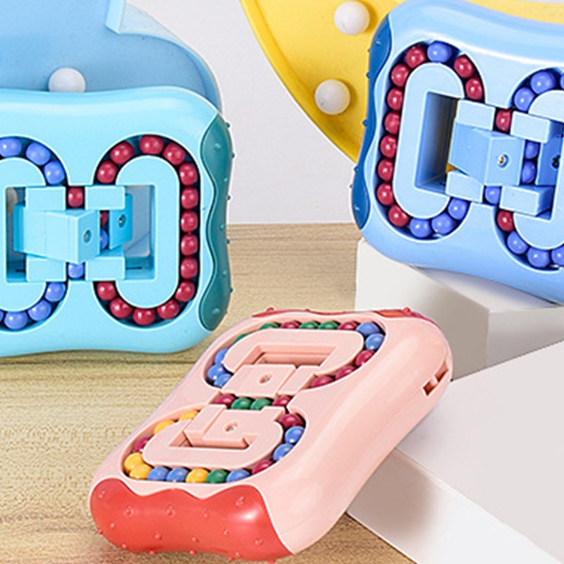 Đồ Chơi Hạt Đậu Ma Thuật Xoay Được Giúp Giảm Căng Thẳng Cho Trẻ Em