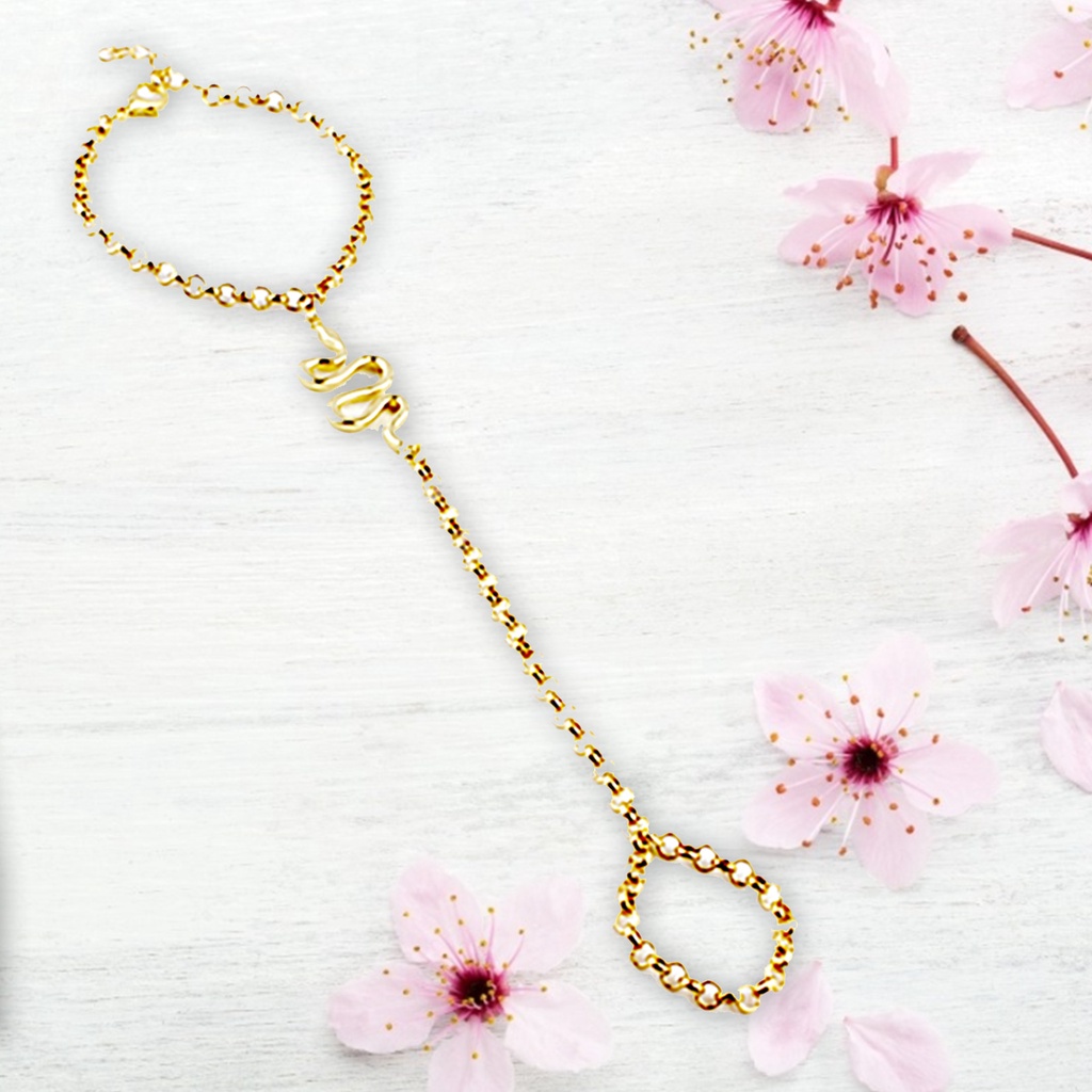 Vòng Tay Hợp Kim Hình Rắn Có Thể Điều Chỉnh Kích Cỡ