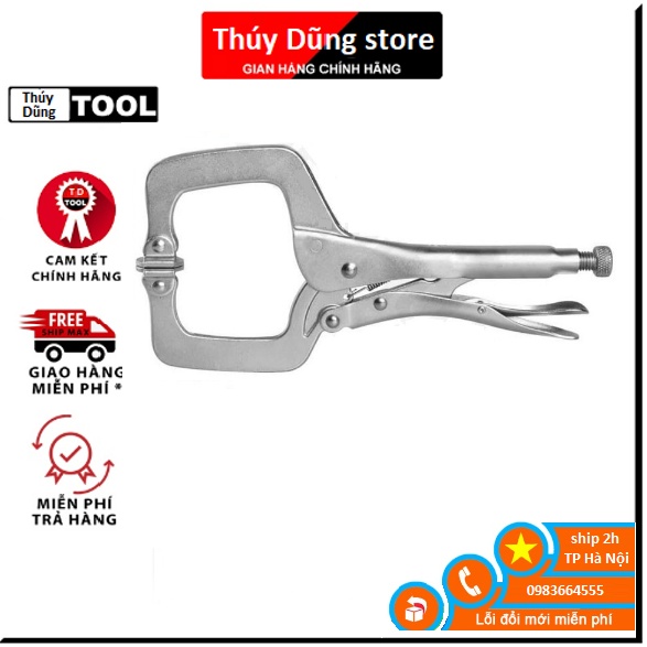 Kìm Chết Chữ C Harkcaput Tốt 11&quot;(275MM) Chuyên Hỗ Trợ Gia Công Đồ Gỗ