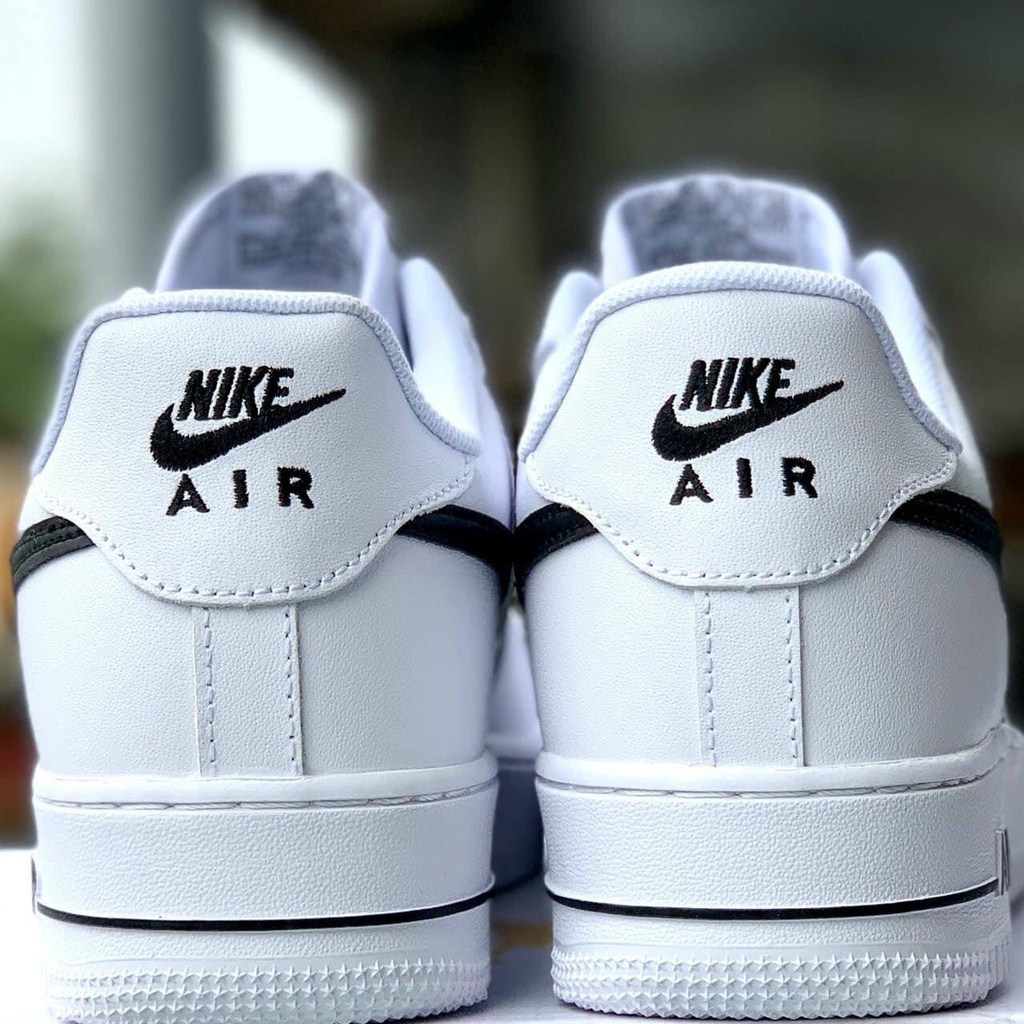 Giày thể thao AF1 vệt đen, Giày Air force 1 black of white hot trend 2022 Full Box