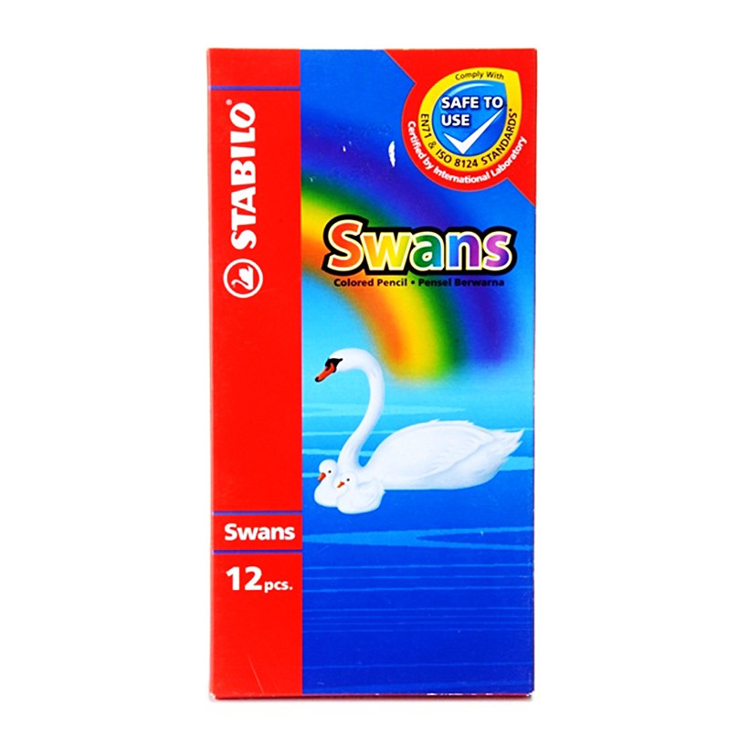 Bộ 2 hộp bút chì màu STABILO Swans