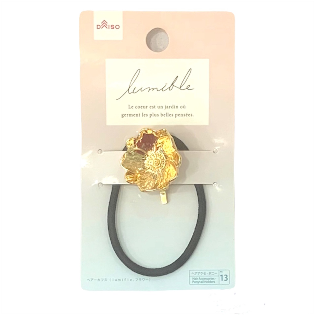 Daiso Cột Tóc Lumifle Hình Bông Hoa