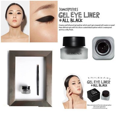 Gel Kẻ Mắt Không Trôi 3CE Gel Eye Liner – (black)