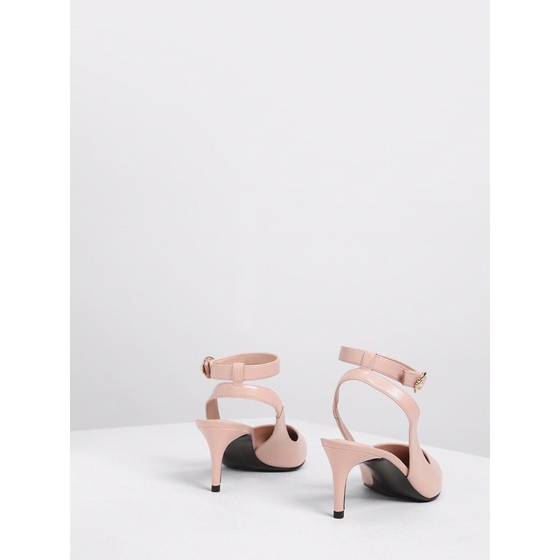 Giày cao gót cài quai hiệu Charles&Keith auth 100%