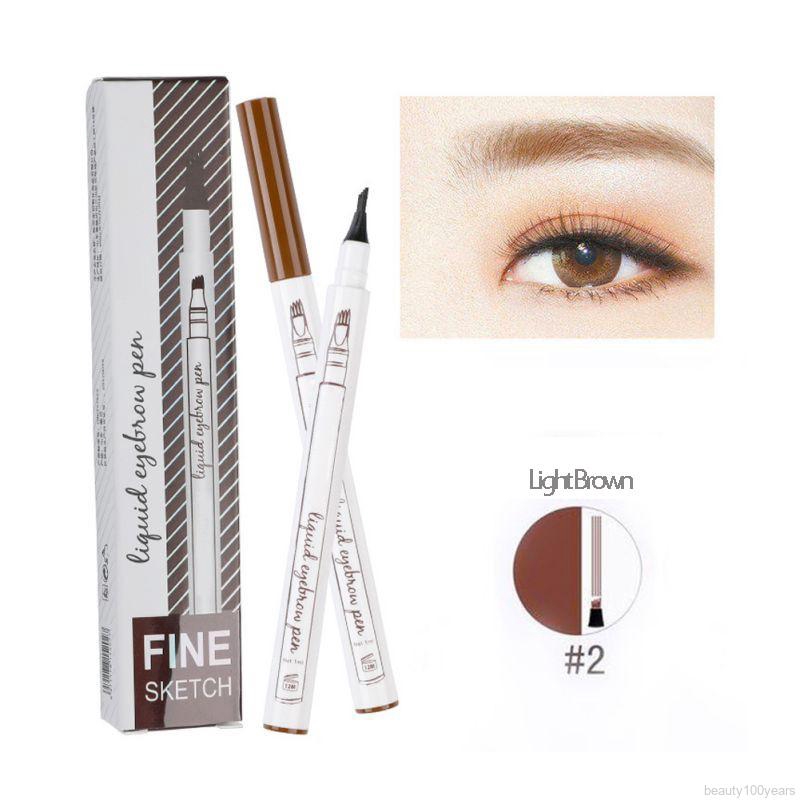 [Hàng mới về] Bút chì kẻ lông mày đầu 4 răng chống nước lâu trôi | BigBuy360 - bigbuy360.vn
