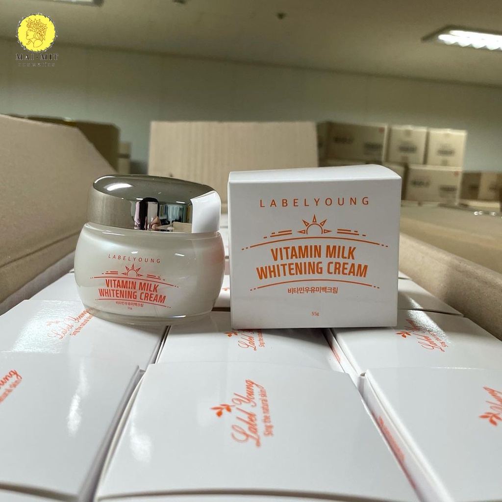 Kem dưỡng trắng da LabelYoung Vitamin Milk Whitening Cream 55g
