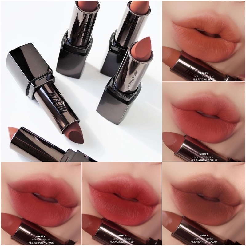 Son thỏi Merzy Noir Im The Lipstick