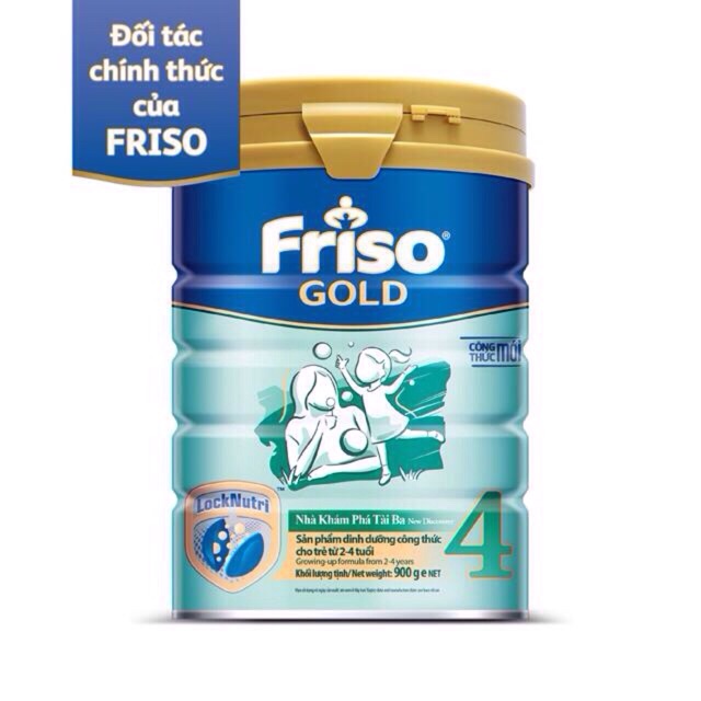 [Nhập MKBFRISO07 GIẢM 5%](Hà Nội)[ Sữa Friso Gold 4(900g) mẫu mới