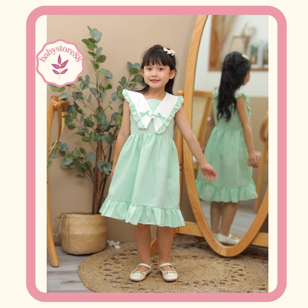 Váy bé gái mùa hè - Babystore88 - Đầm bé gái hàng thiết kế 1 2 3 4 5 6 7 8 9 10 11 12 tuổi V56