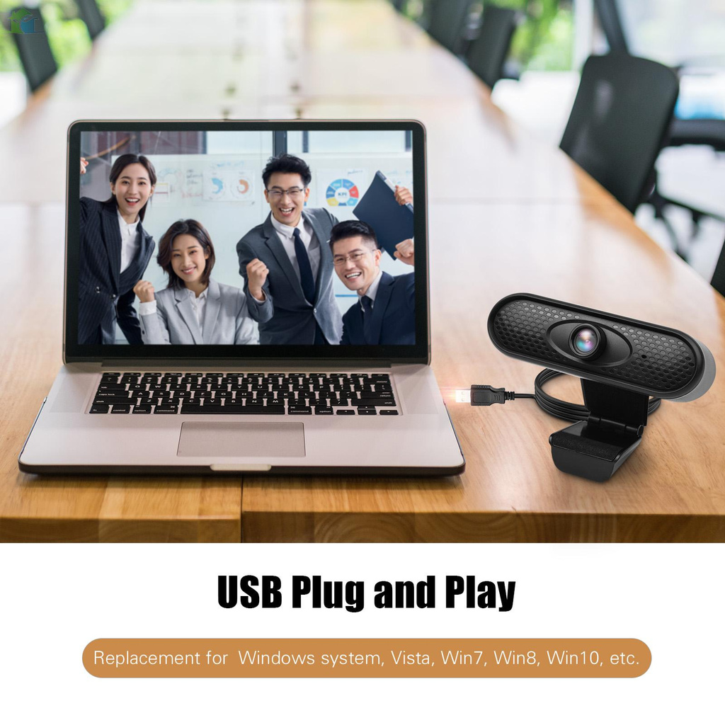 YOUP  1080P High-Definition Webcam Plug and Play PC Camera with Built-in Microphone Compatible with Laptop Desktop Computer TV for Video Conference Live Streaming Online Course Teaching