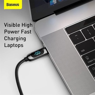 Cáp sạc nhanh Baseus Display Fast Charging Data Cable Type-C to Type-C 100W