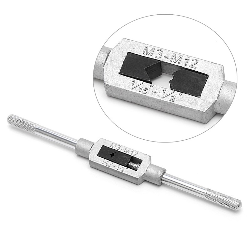 Bộ Dụng Cụ Cắt Ren Xoắn Cầm Tay 8 Chi Tiết M3-M12