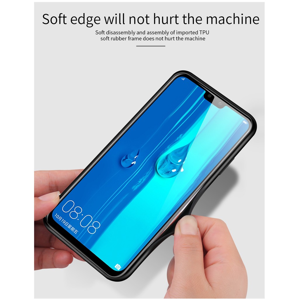 Ốp điện thoại mặt kính cường lực họa tiết độc đáo dành cho Xiaomi Redmi Note 7 | BigBuy360 - bigbuy360.vn