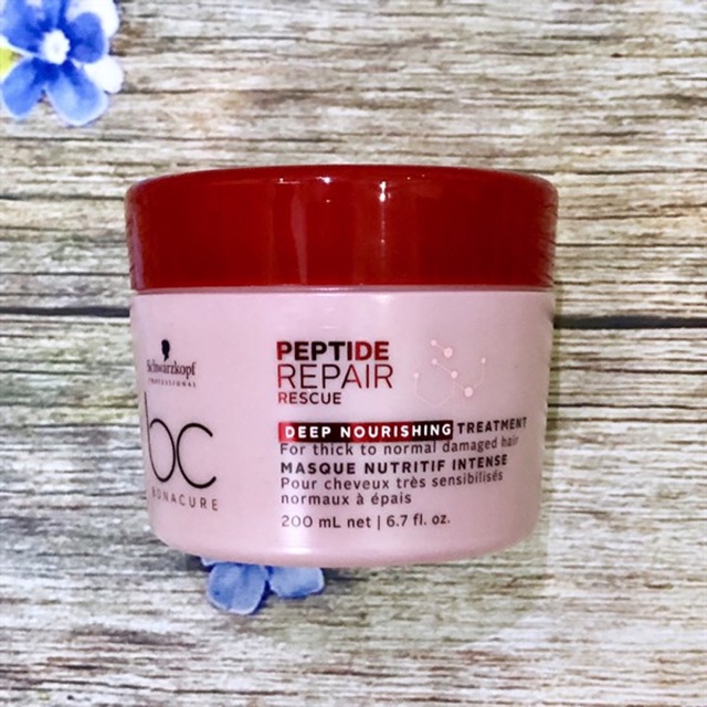 DẦU HẤP Ủ SCHWARZKOPF BC BONACURE PEPTIDE RESCURE REPAIR PHỤC HỒI TÓC HƯ TỔN THEO CẤP ĐỘ CHÍNH HÃNG ĐỨC