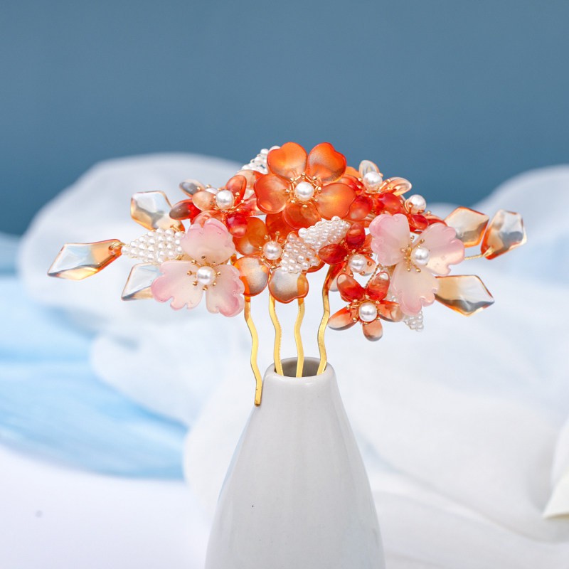 (Đang Bán) Bộ Trâm Cài Tóc Phong Cách Hanfu Cổ Điển Cho Nữ