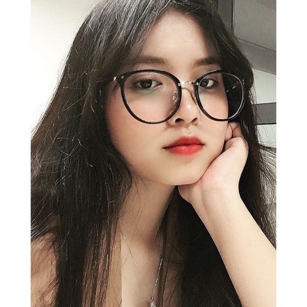 Kính form tròn 509 gọng cận hot trend phong cách Ulzzang