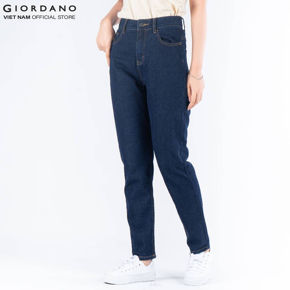 Quần jeans ống suông dài nữ Giordano 05410032