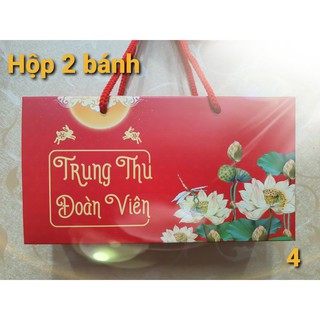 Hộp bánh trung thu cao cấp mẫu Đoàn Viên 2 bánh