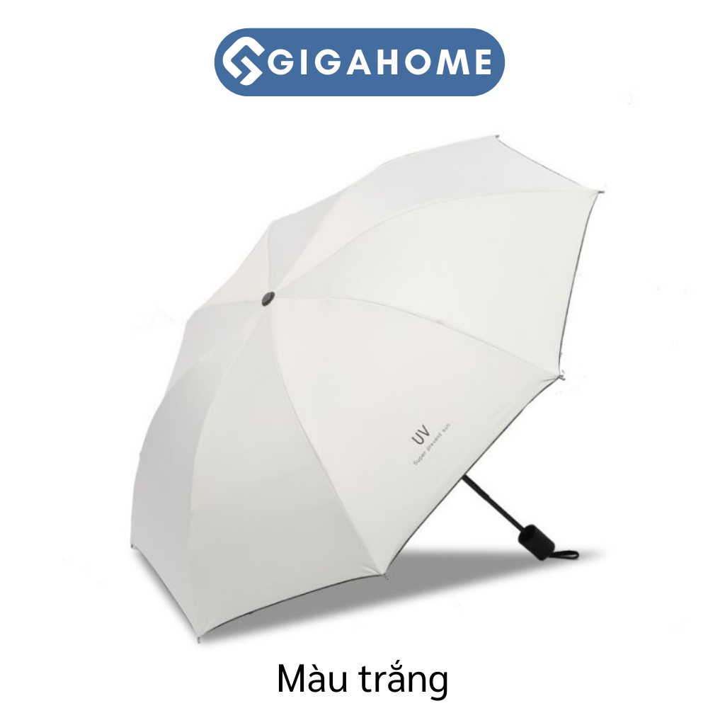 Ô Dù Gấp Gọn Che Mưa, Đi Nắng Chống Tia UV 2 Lớp GIGAHOME 7505