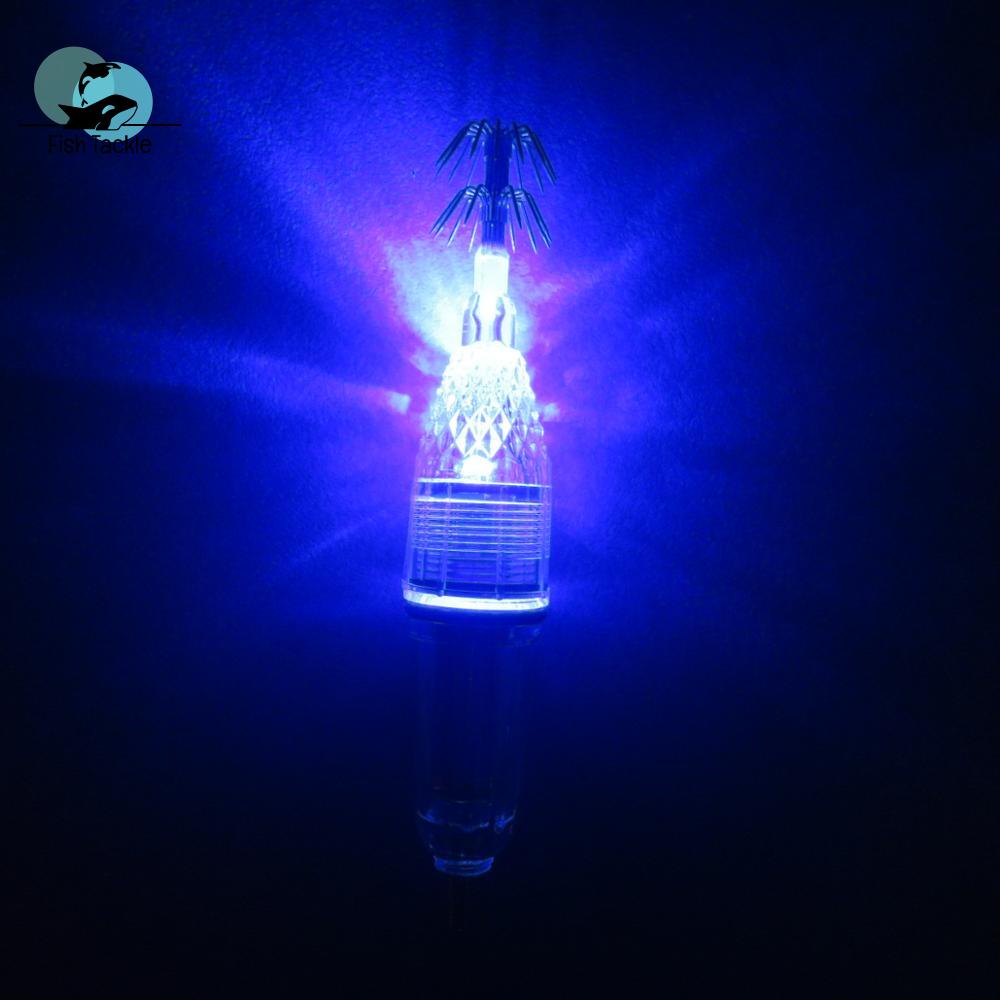 Mồi Câu Cá Giả Gắn Đèn LED Phát Sáng Chống Nước