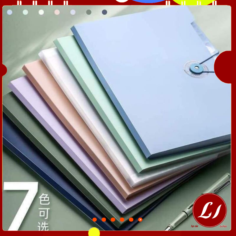 FILE NGANG lưu tài liệu loại trơn nhiều ngăn, tiện lợi ( dạng A4)