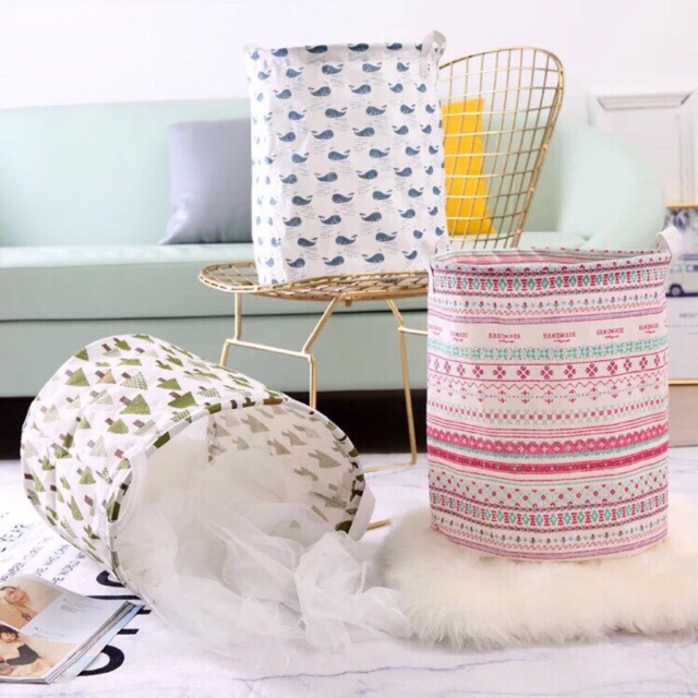 [GIÁ SỐC] Sọt đựng đồ gập gọn trang trí phòng