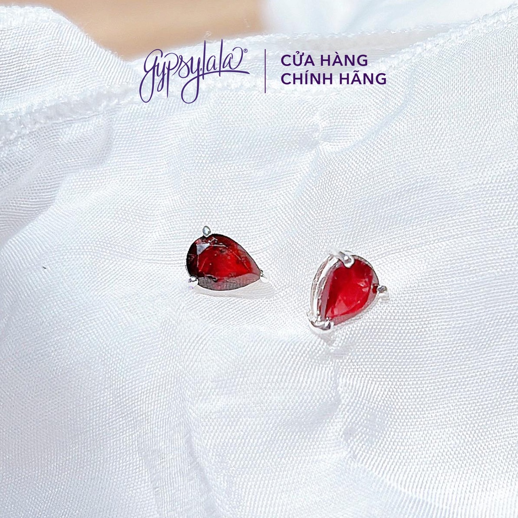 Bông Tai Giọt Nước Nhiều Màu Bạc 925 SP004544 Gypsy.lala