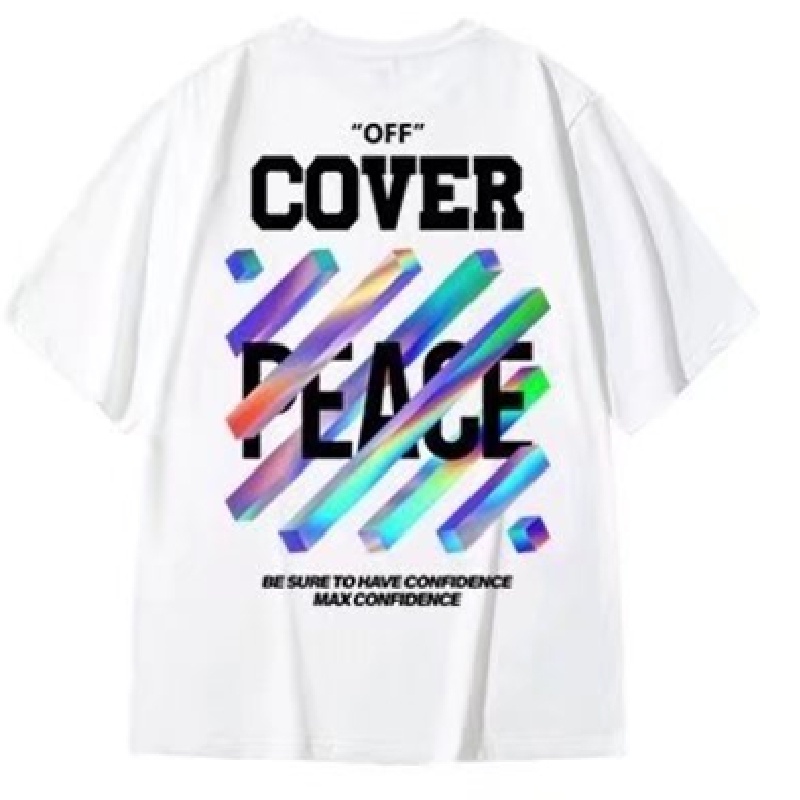 Áo Thun Tay Ngắn Dáng Rộng In Chữ Phong Cách Hàn Quốc Thời Trang Mùa Hè Cho Nam Và Nữ Size M-8XL