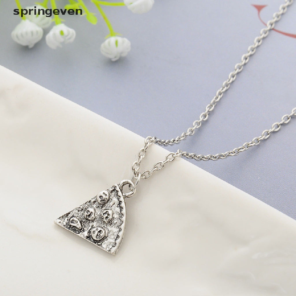 Vòng cổ Tình Bạn Mặt Pizza Khắc Chữ Best Friends