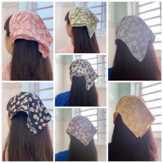 Khăn bandana hoa cúc