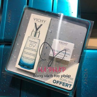 Set serum vichy 89 50ml + kem dưỡng 15ml