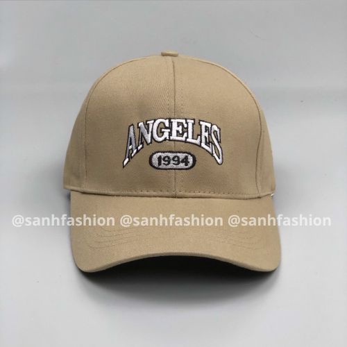 Mũ lưỡi trai thêu chữ ANGELES Nón kết chất kaki cao cấp thời trang form unisex nam nữ K56