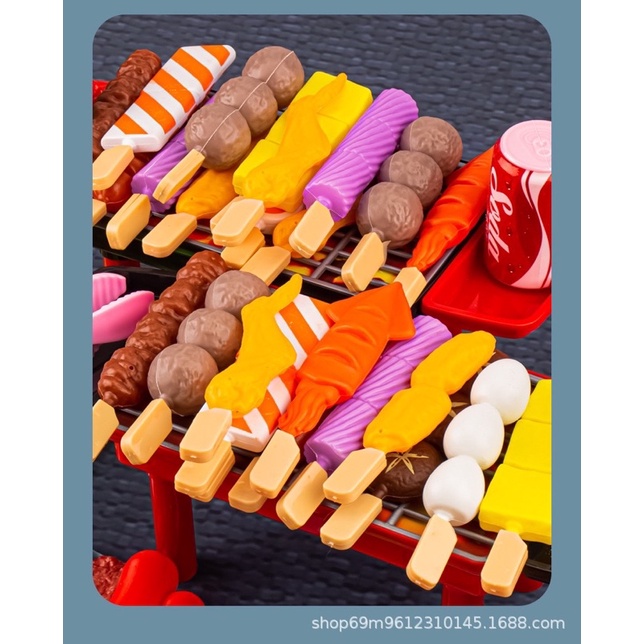 Đồ chơi nướng BBQ cực đầy đủ cho bé trổ tài