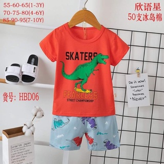 Bộ xuất hàn thun lạnh cho bé