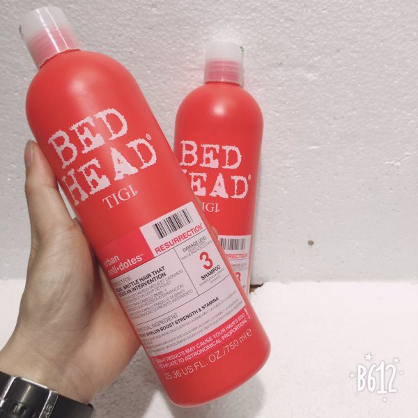 DẦU GỘI XẢ TIGI DÀNH CHO TÓC KHÔ 750ML - BED HEAD TIGI URBAN ANTIDOTES REURECTION SHAMPOO