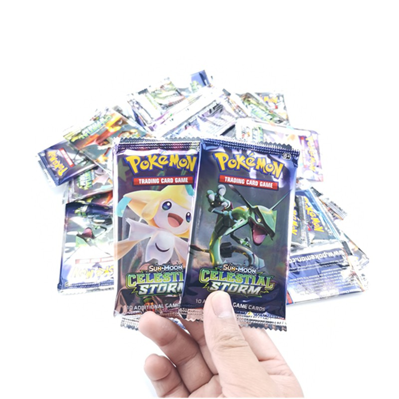 Bộ Thẻ Bài Pokemon 324 Thẻ Trading Card Game Sun&Moon Celestial Storm TCG Sưu Tập Đẹp Đọc Đáo