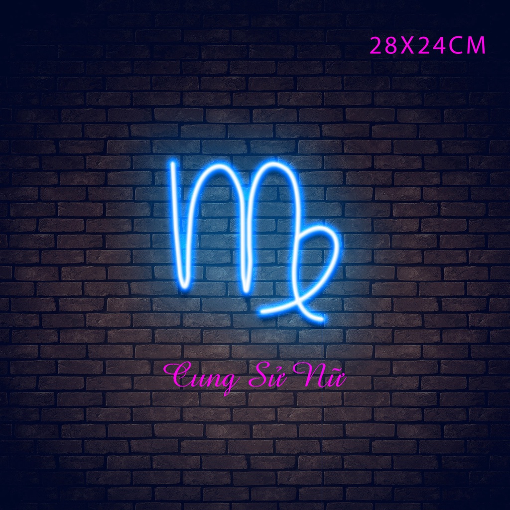 Đèn Led Neon Cung Hoàng Đạo làm tên theo yêu cầu Decor Phòng Ngủ Mẫu Mã Đa Dạng Đáng Yêu Hot Trend 2022 Nhận Thiết Kế Th