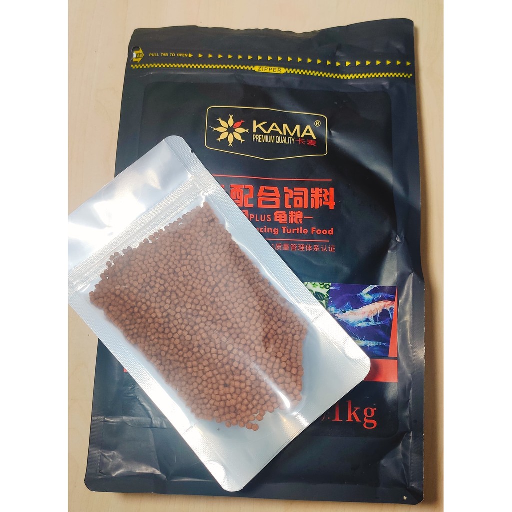 Cám Kama kích màu, cám dinh dưỡng nuôi rùa cảnh