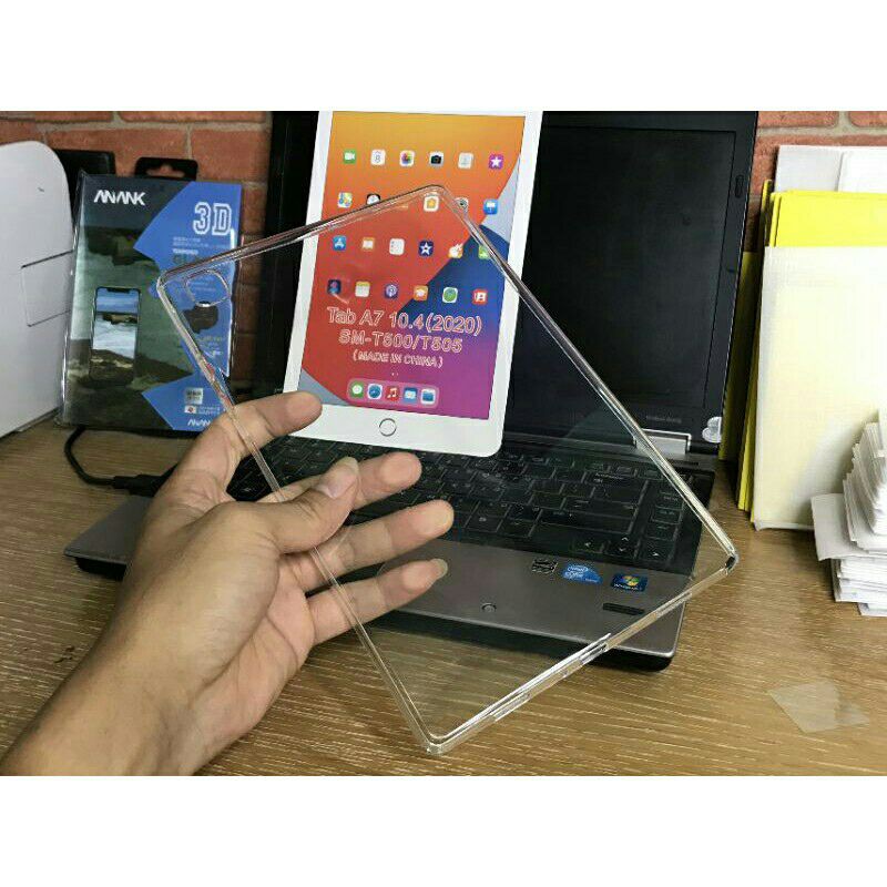 Ốp silicon dẻo Samsung Tab A7 Lite T220 t225 / Tab A72020 /T500/T505 trong suốt không ố vàng